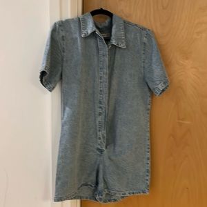 Mango denim romper